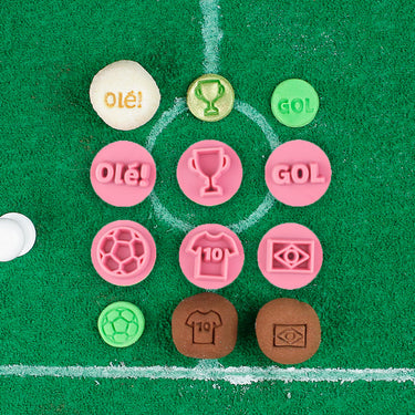 Kit Carimbos Futebol 2cm